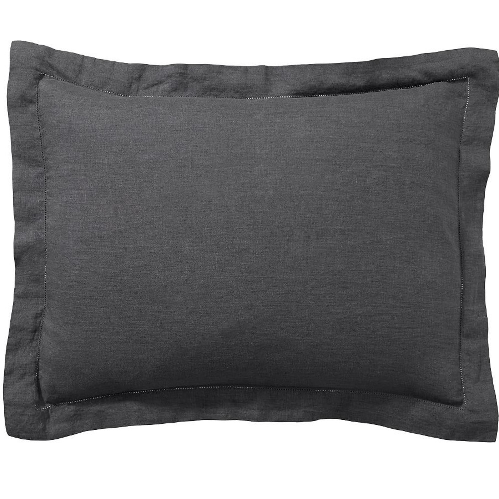 NWT Belgian Flax Linen set of Standard Shams from Pottery Barn